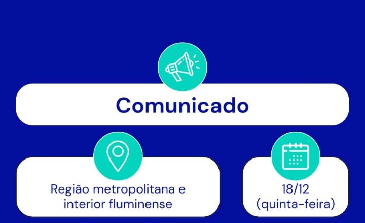 Comunicado Águas do Rio – 18/12